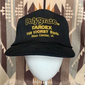 Vintage rope trucker hat
